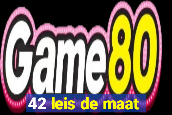 42 leis de maat